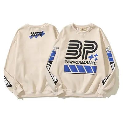 BP Racing Letter Printed Hoodie Emma Bridess