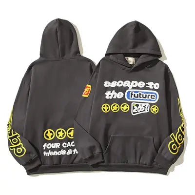 Escape To The Future Hoodie for Men Emma Bridess