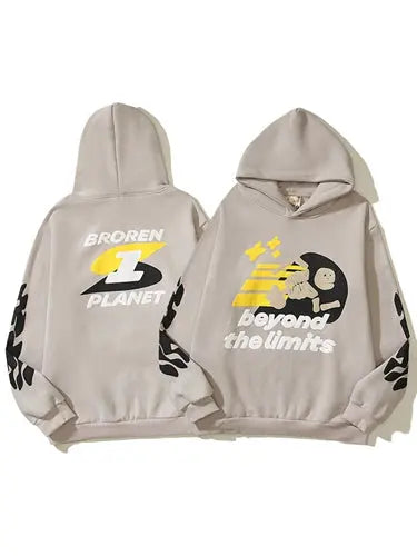 Beyond The Limits Cotton Hoodie Emma Bridess