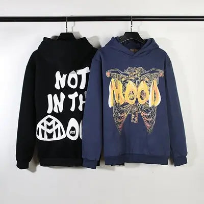 Not In The Mood Printed Hoodie Emma Bridess