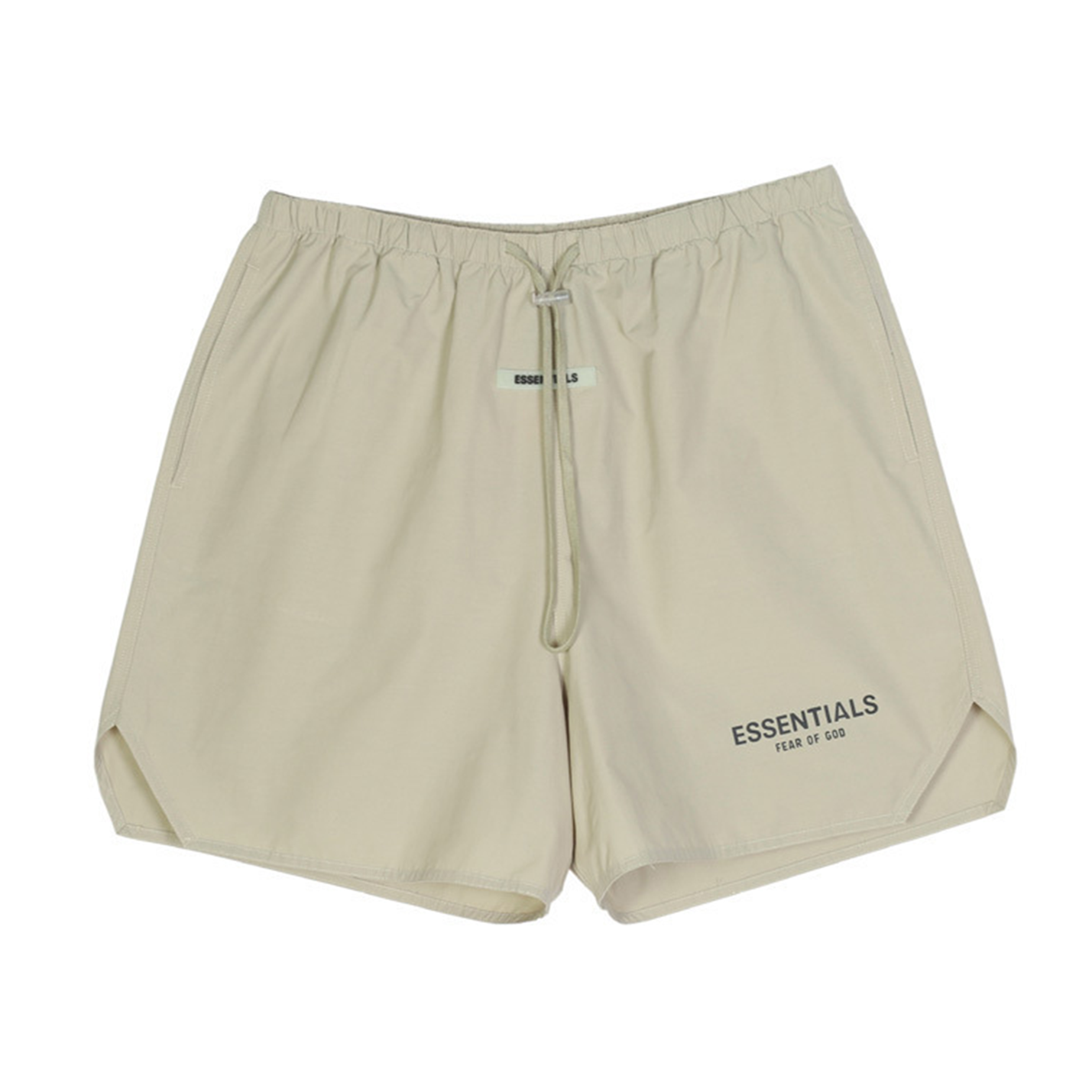 Essential Cotton Shorts for Men with Letter Print Detail