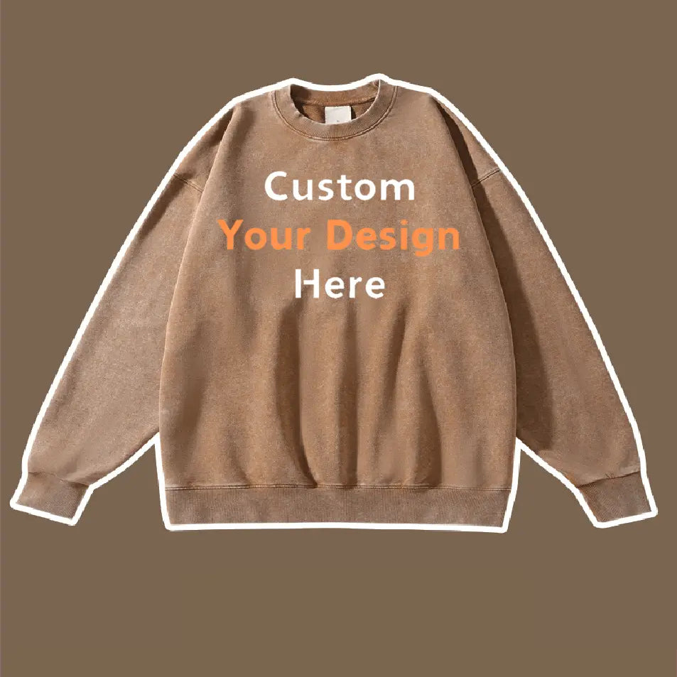 Custom Your Design Here Printed Sweatshirt