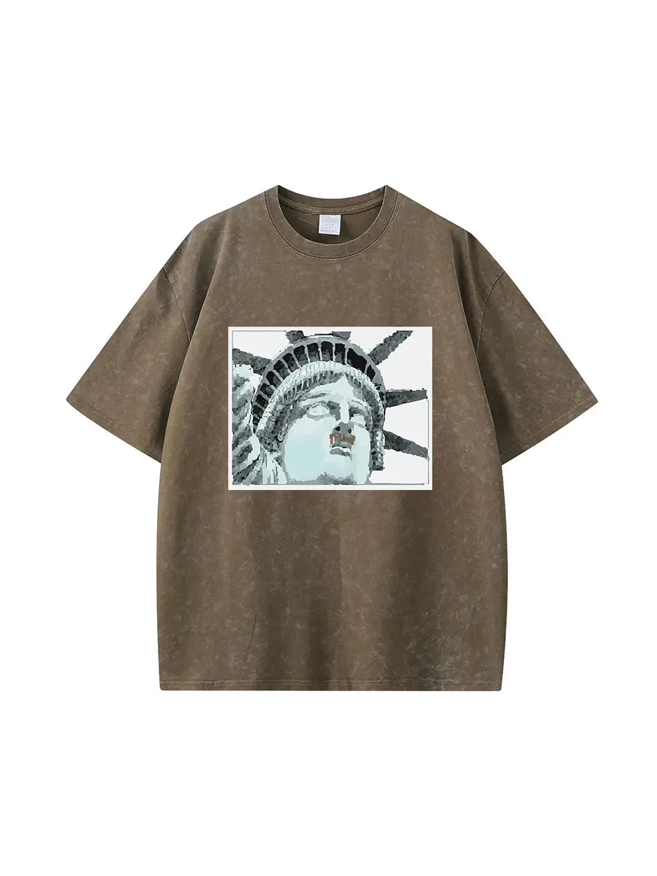 270g Cotton NYC Printed Wash Old T-shirt Emma Bridess
