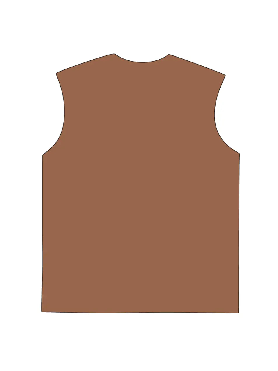 230g Cotton NYC Printed Wash Old Sleeveless T-shirt Emma Bridess