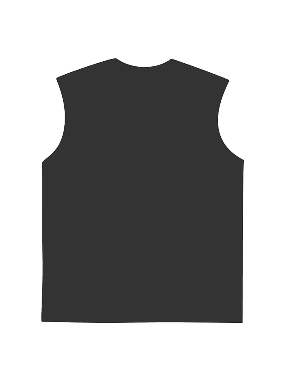 230g Cotton NYC Printed Wash Old Sleeveless T-shirt Emma Bridess