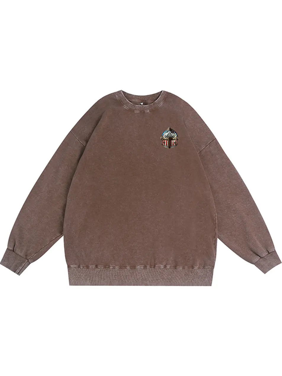 350g Cotton Printed Wash Old Sweatshirt Emma Bridess