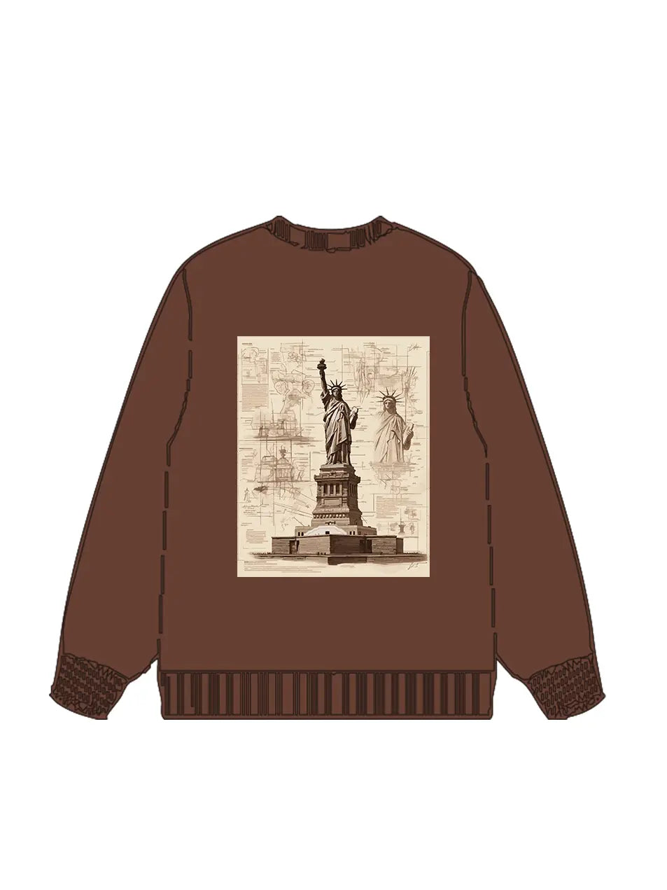 350g Cotton Printed Wash Old Sweatshirt Emma Bridess