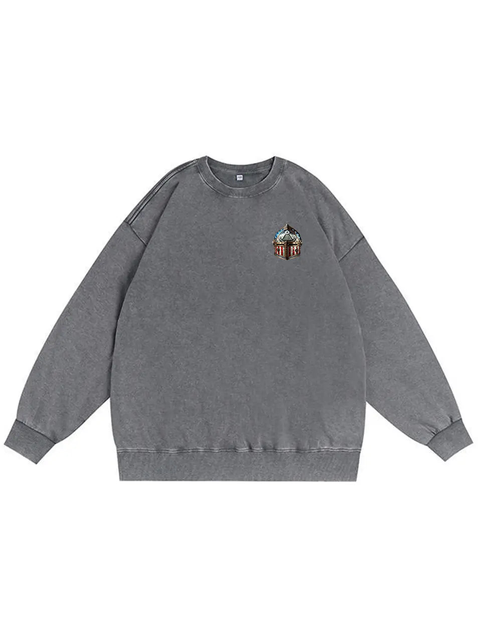 350g Cotton Printed Wash Old Sweatshirt Emma Bridess