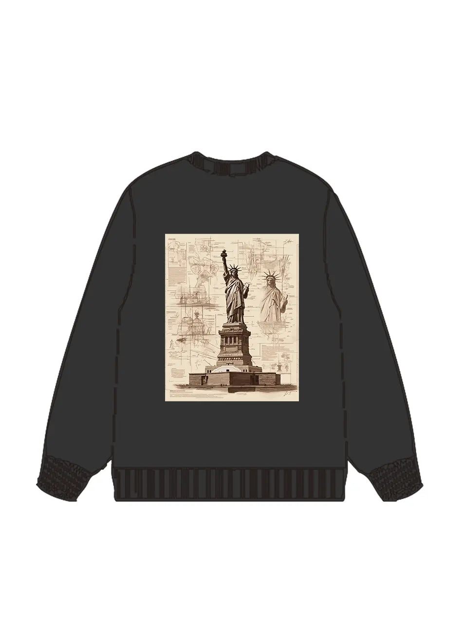 350g Cotton Printed Wash Old Sweatshirt Emma Bridess