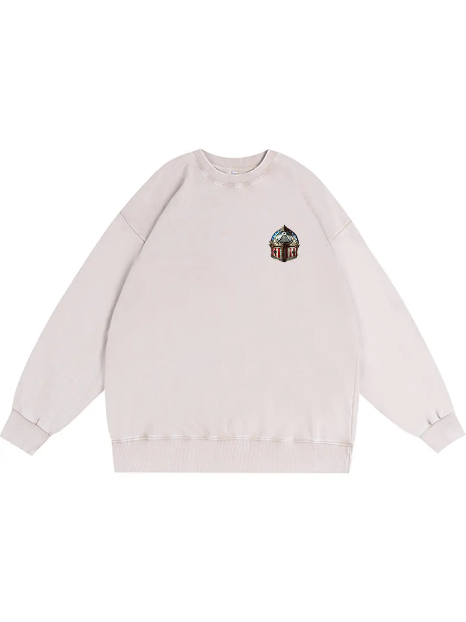 350g Cotton Printed Wash Old Sweatshirt Emma Bridess