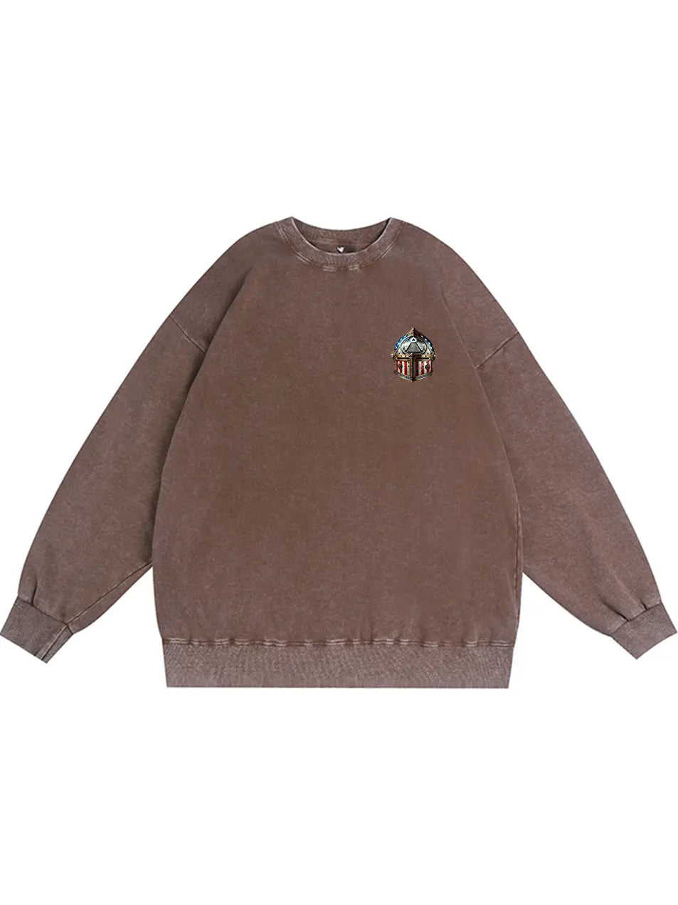 350g Cotton Printed Wash Old Sweatshirt Emma Bridess