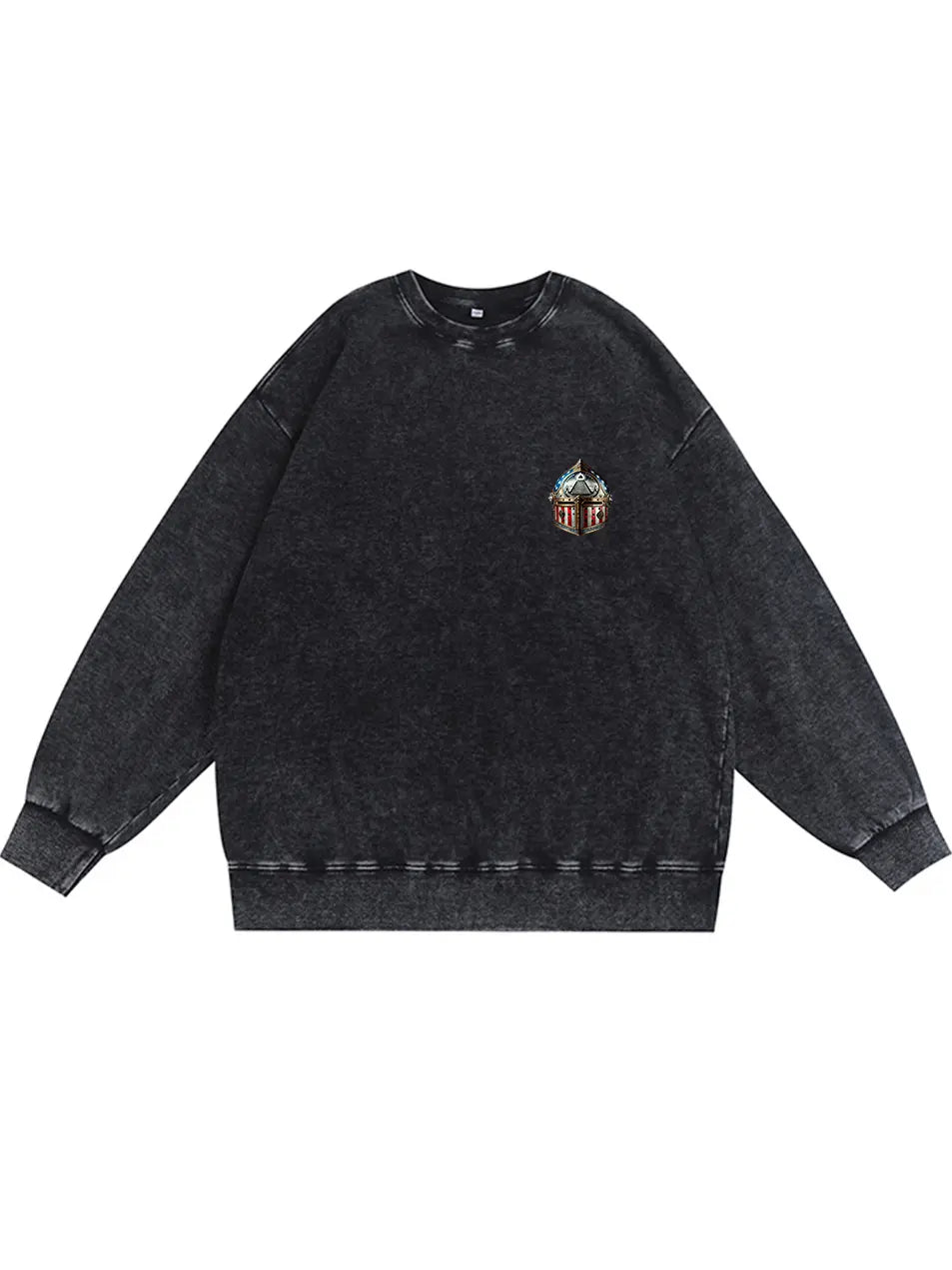 350g Cotton Printed Wash Old Sweatshirt Emma Bridess