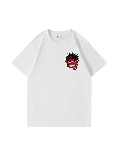 270g Cotton Cartoon Devil Wash Old T-shirt Emma Bridess