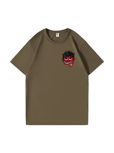 270g Cotton Cartoon Devil Wash Old T-shirt Emma Bridess