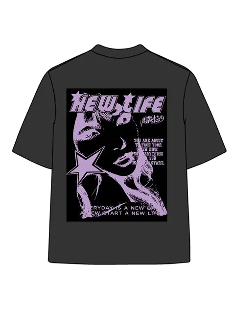 270g Vintage New Life Start Wash Old T-shirt Emma Bridess