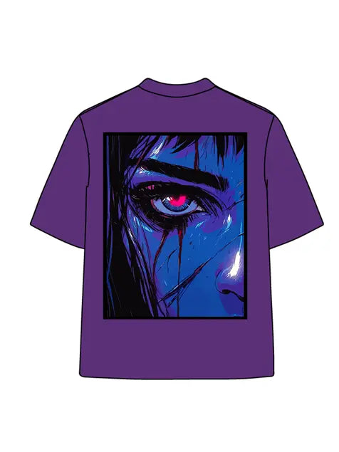 270g Cartoon Tears of Blood Wash Old T-shirt Emma Bridess