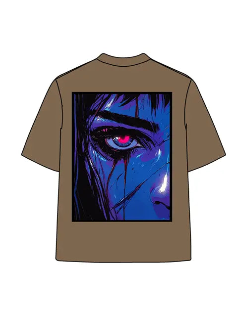 270g Cartoon Tears of Blood Wash Old T-shirt Emma Bridess