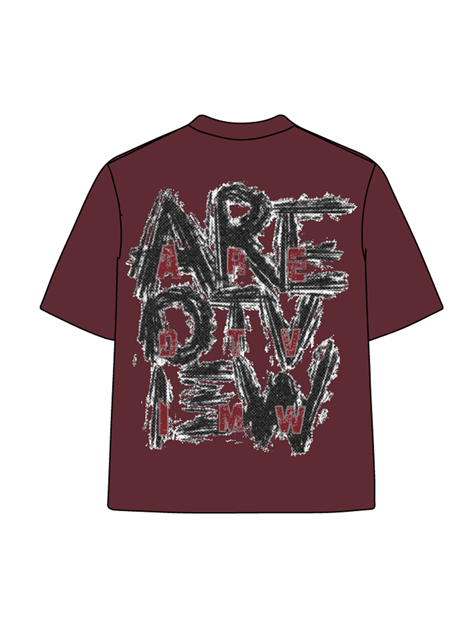 240g King Essentials Letter Printed Cotton T-shirt Emma Bridess