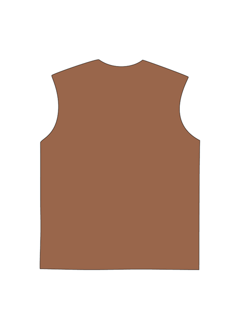 230g The Holy Spirit's Hand Printed Wash Old Cotton Sleeveless T-shirt Emma Bridess