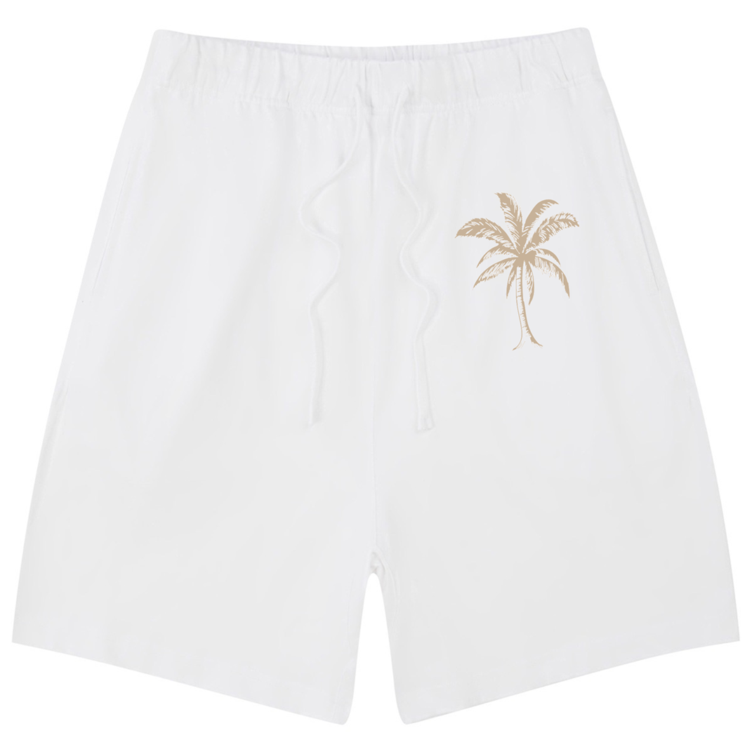 275g Summer Vibe Coconut Tree Printed Shorts