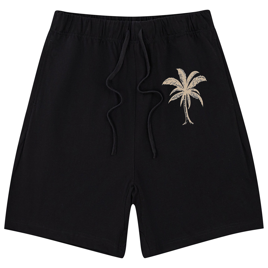 275g Summer Vibe Coconut Tree Printed Shorts