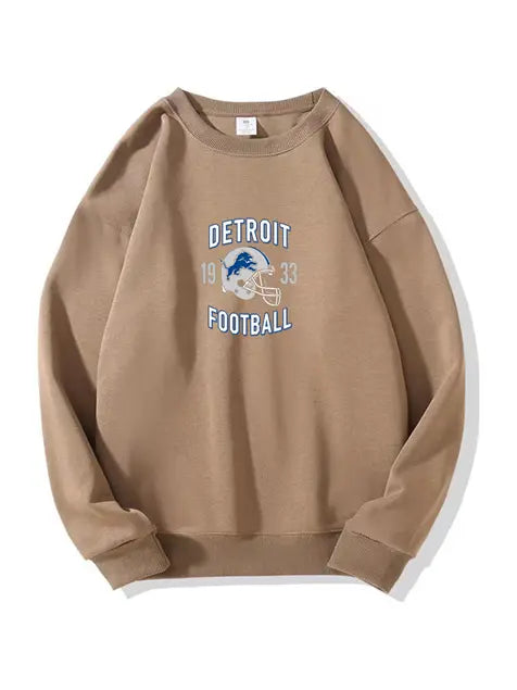 320g NFL Detroit Lions Football Cotton Sweatshirt Emma Bridess