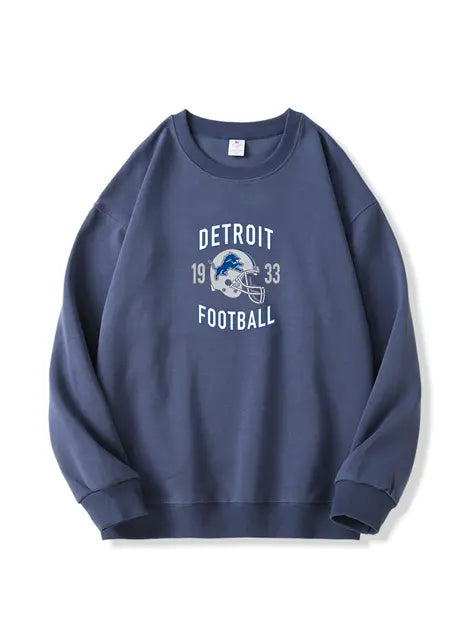 320g NFL Detroit Lions Football Cotton Sweatshirt Emma Bridess