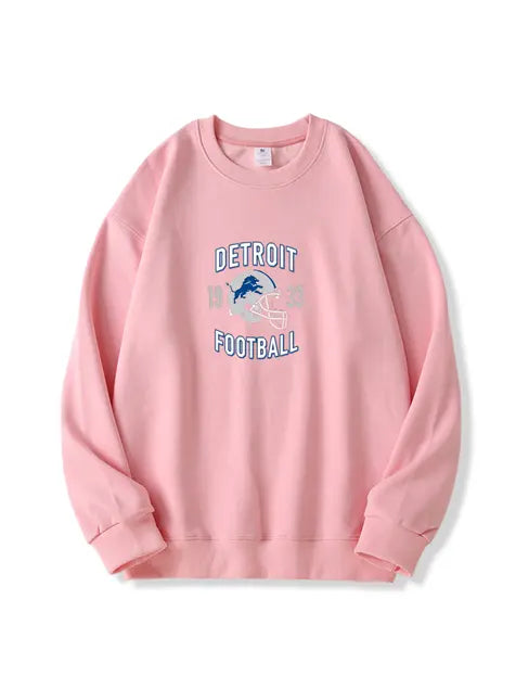 320g NFL Detroit Lions Football Cotton Sweatshirt Emma Bridess
