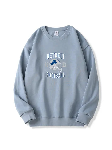 320g NFL Detroit Lions Football Cotton Sweatshirt Emma Bridess