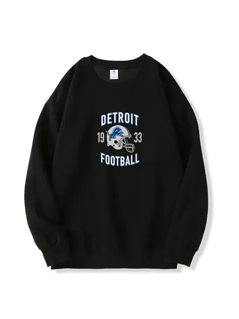 320g NFL Detroit Lions Football Cotton Sweatshirt Emma Bridess