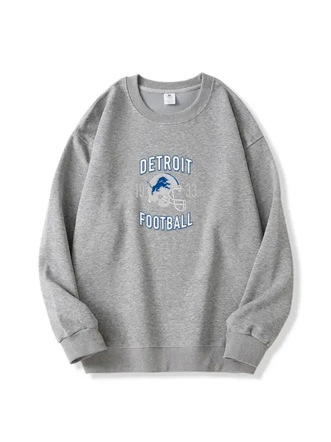 320g NFL Detroit Lions Football Cotton Sweatshirt Emma Bridess
