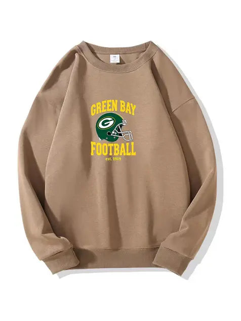 320g NFL Green Bay Packers Football Cotton Sweatshirt Emma Bridess
