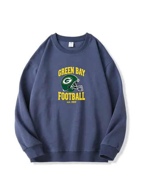 320g NFL Green Bay Packers Football Cotton Sweatshirt Emma Bridess