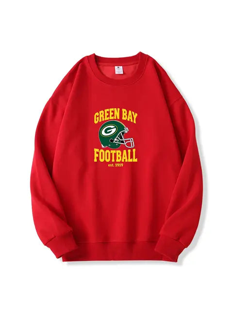 320g NFL Green Bay Packers Football Cotton Sweatshirt Emma Bridess