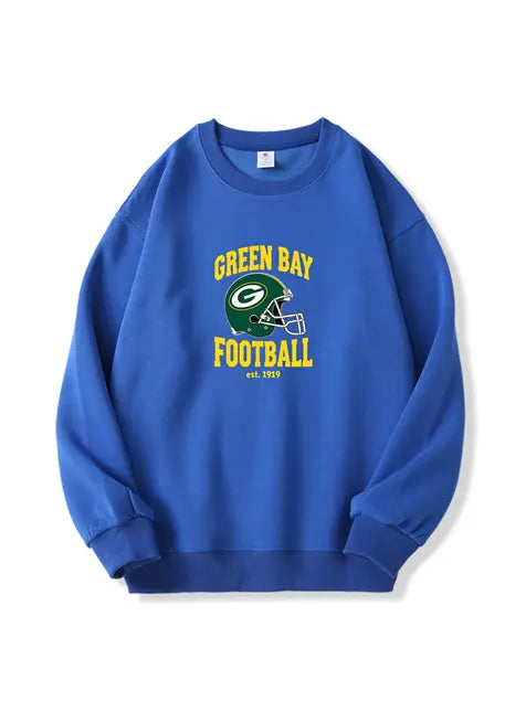 320g NFL Green Bay Packers Football Cotton Sweatshirt Emma Bridess