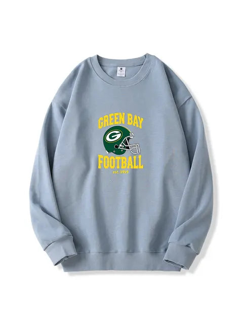 320g NFL Green Bay Packers Football Cotton Sweatshirt Emma Bridess