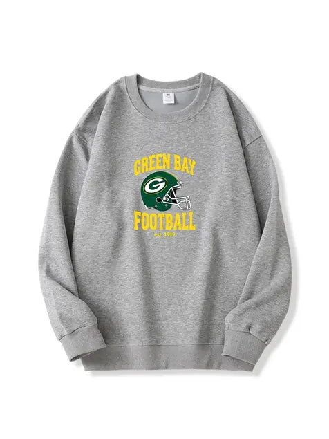 320g NFL Green Bay Packers Football Cotton Sweatshirt Emma Bridess