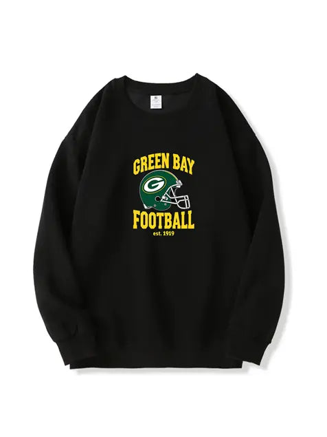 320g NFL Green Bay Packers Football Cotton Sweatshirt Emma Bridess