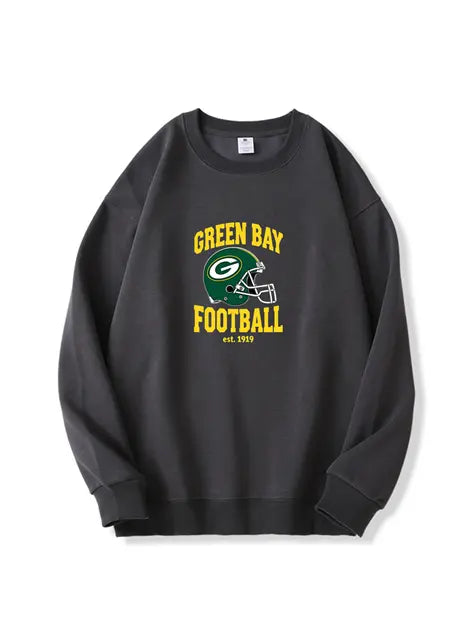 320g NFL Green Bay Packers Football Cotton Sweatshirt Emma Bridess