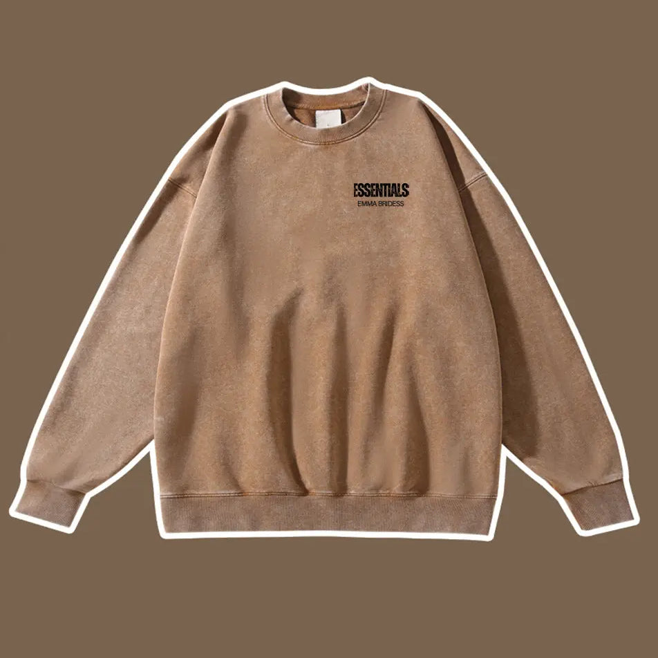 Vintage Essentials Hoodie 420g Cotton Sweatshirt