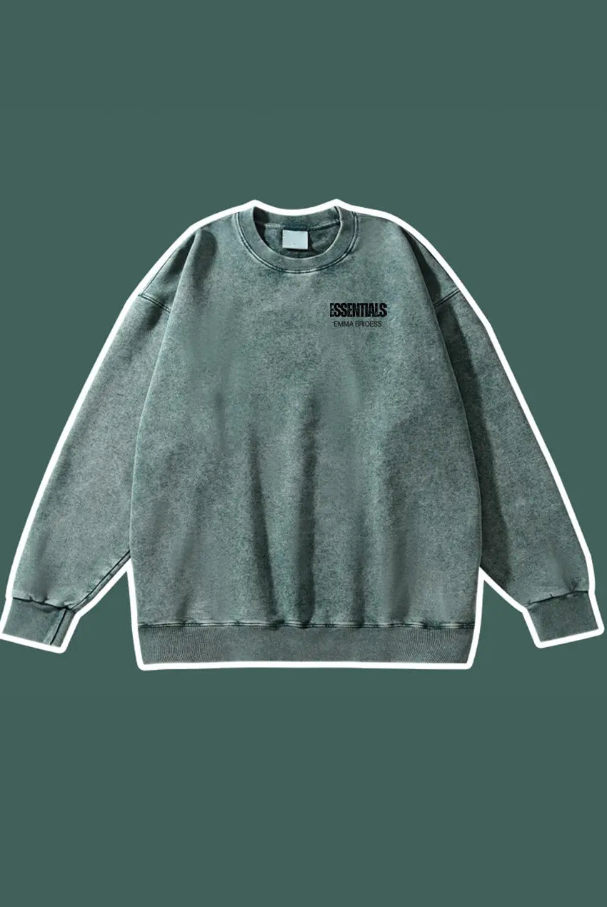 Vintage Essentials Hoodie 420g Cotton Sweatshirt