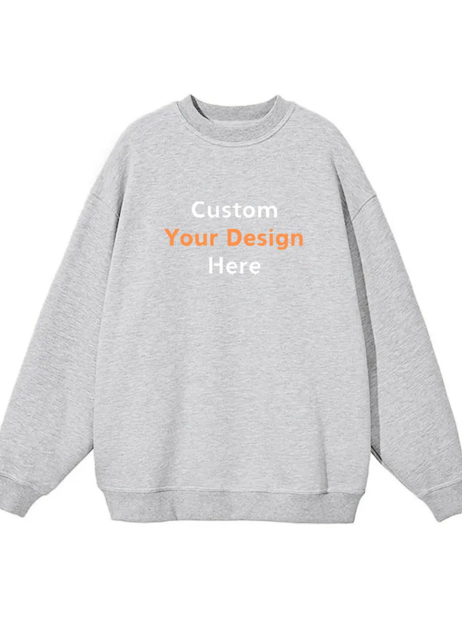 Custom Letter Printed Organic Cotton Sweatshirt