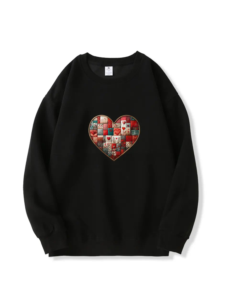 300g Valentine's Day Heart Love Cotton Sweatshirt Emma Bridess
