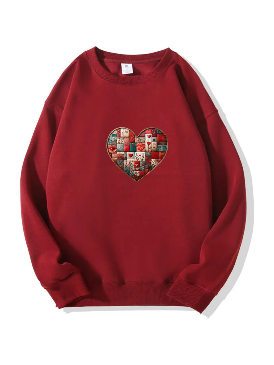 300g Valentine's Day Heart Love Cotton Sweatshirt Emma Bridess