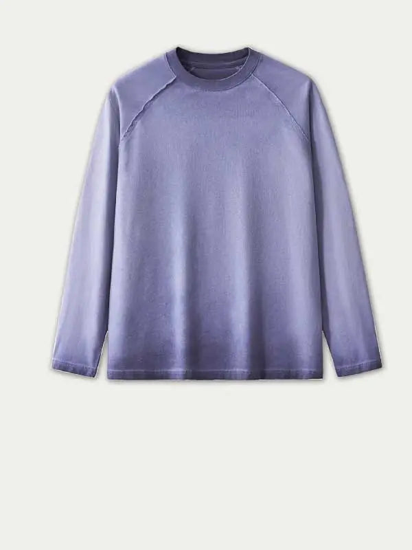 Men's Retro Washed Long Sleeve T-Shirt - Emma Bridess