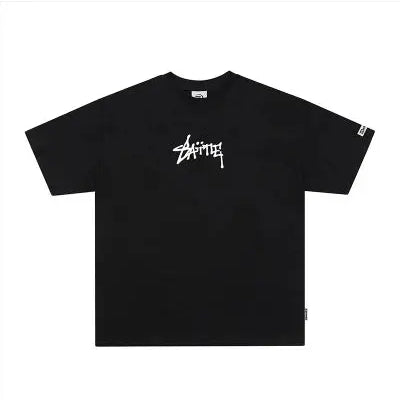 Gothic Letter Printed T-Shirt