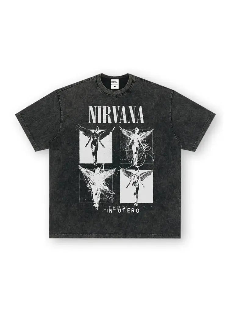 Vintage Angel Graphic Nirvana T-shirt