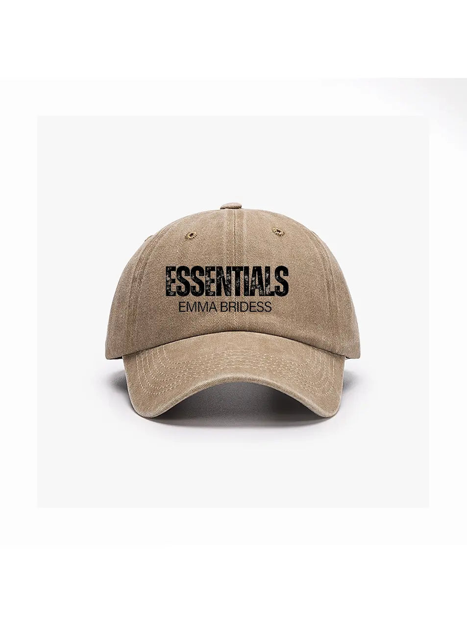 Washed Plain Essential Cap Baseball Cap Casual