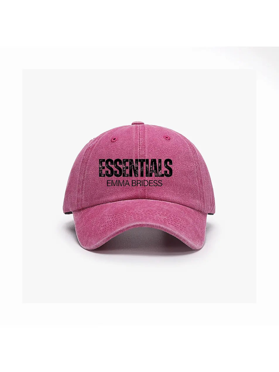 Washed Plain Essential Cap Baseball Cap Casual