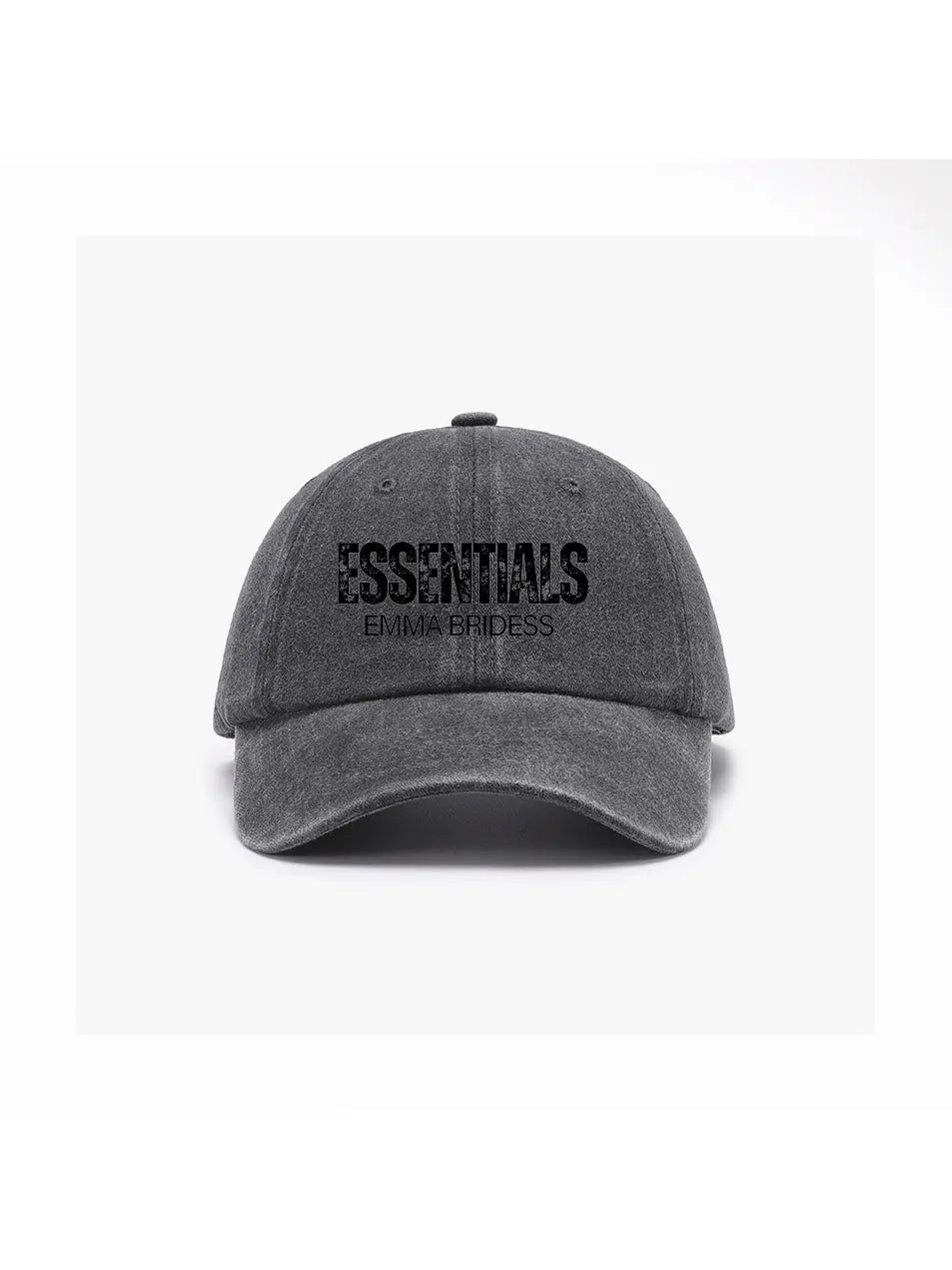 Washed Plain Essential Cap Baseball Cap Casual